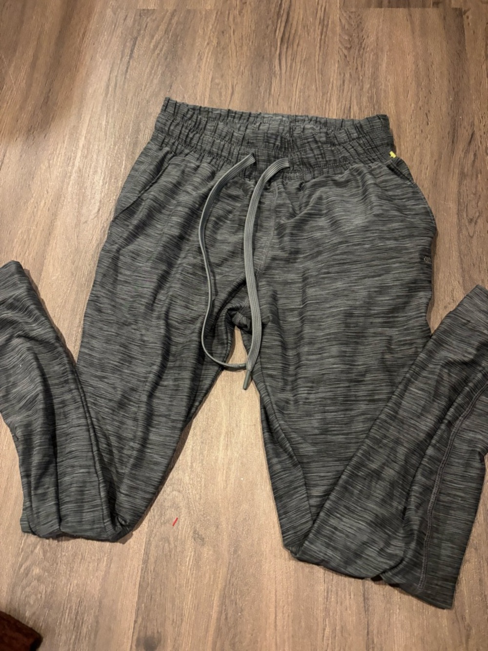 Men's Dark Heather Gray Jogger Sweatpants - Brand Not Visible